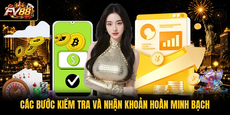 Các bước kiểm tra và nhận khoản hoàn minh bạch
