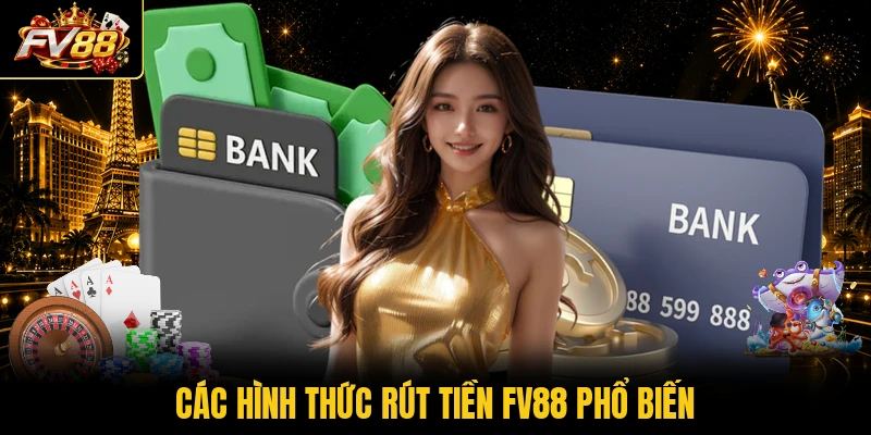 Các hình thức rút tiền FV88 phổ biến