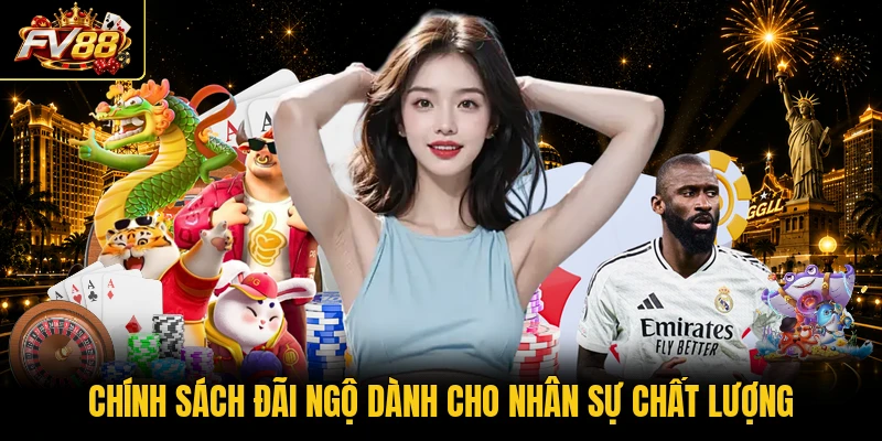 Chính sách đãi ngộ dành cho nhân sự chất lượng