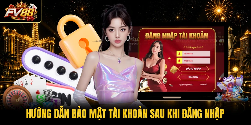 Hướng dẫn bảo mật tài khoản sau khi đăng nhập