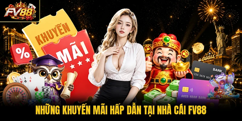Những khuyến mãi hấp dẫn tại nhà cái FV88